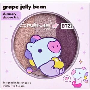 Crème Shop BT21 Grape Jelly Bean Shimmery Eyeshadow Trio